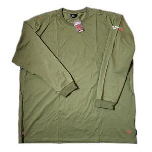 Ariat Flame Resistant Chain Hook Long Sleeve Shirt | Men's size 3XL Lichen